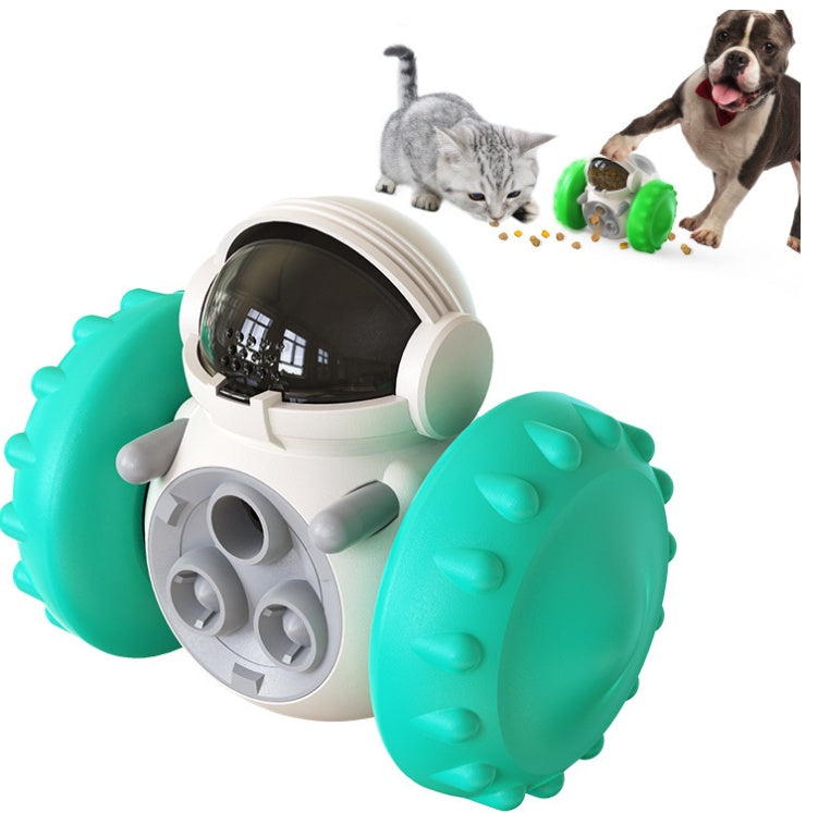 Intelligentes Spielzeugauto Für Katzen Und Hunde Langsames Fressen Mit Balance System - Hobbyfy