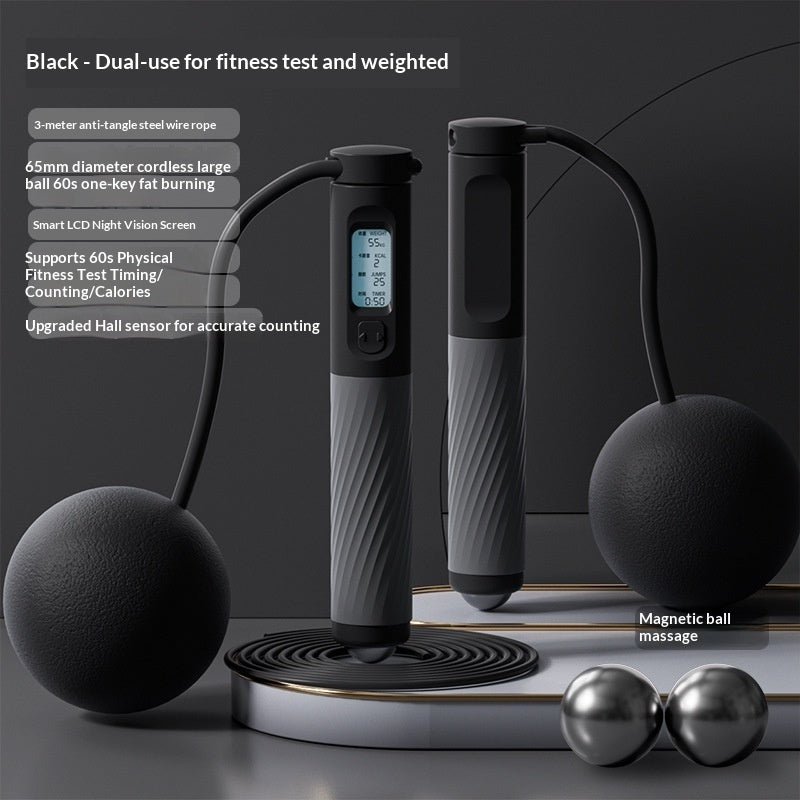 Kordelloses Magnetperlen Fitnessseil Für Cardio Und Muskelmassage