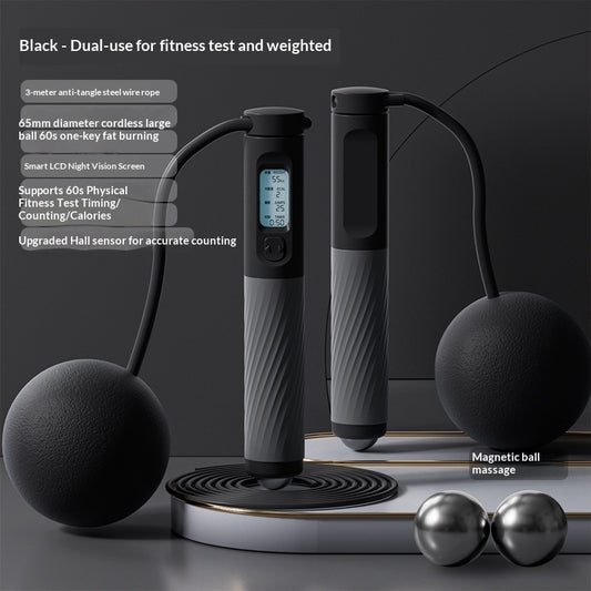 Kordelloses Magnetperlen Fitnessseil Für Cardio Und Muskelmassage