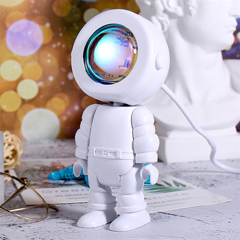 Lumina Aufladbare Astronauten Regenbogen Lampe - Hobbyfy