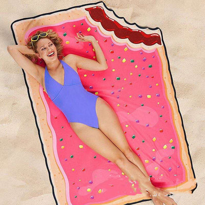 Schnelltrocknendes Strandtuch Mit Druckmotiv - Hobbyfy