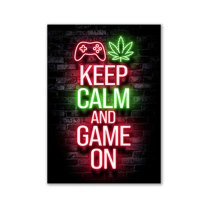 Neon Canvas Gaming Matte - Hobbyfy