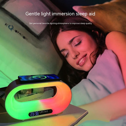 3 In 1 LED Nachtlicht Mit App Steuerung RGB Wecker