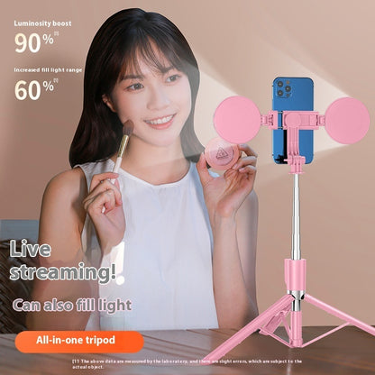 Selfie-Stativ Mit Lichtquelle – Kompakt Und Stabil - Hobbyfy