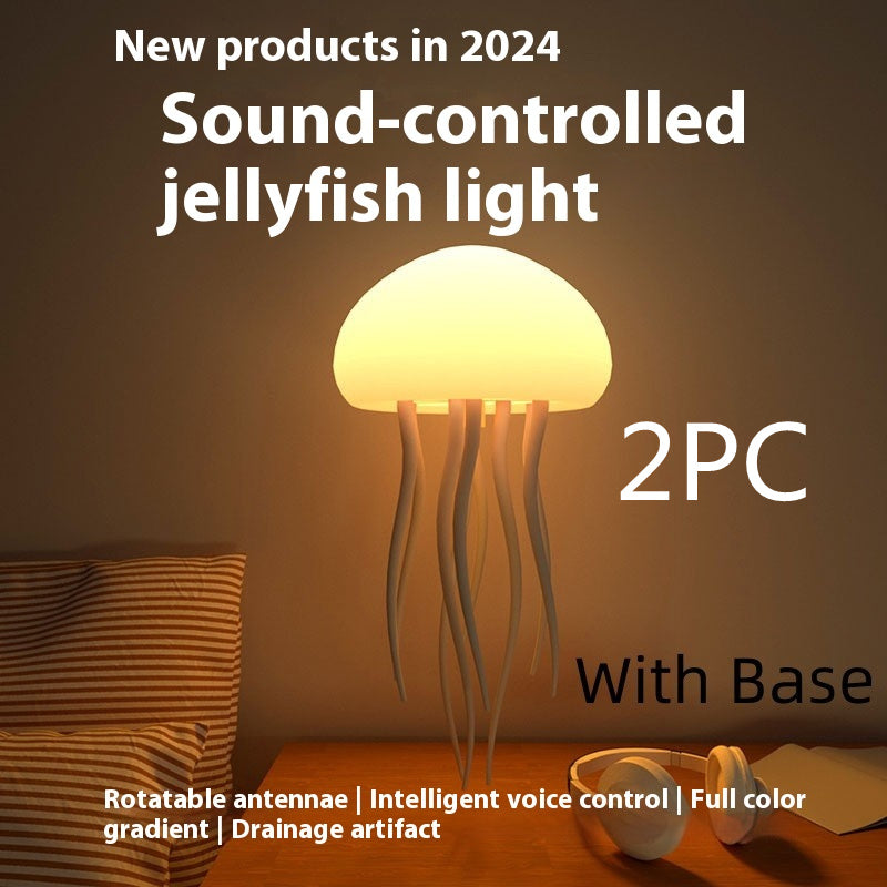 Jellyfish Mood Lamp LED Nachtlicht Mit Farbwechsel Und Memory