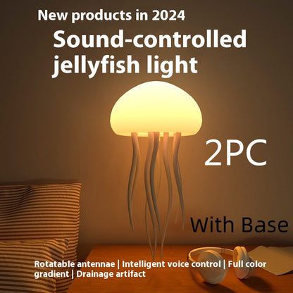 Jellyfish Mood Lamp LED Nachtlicht Mit Farbwechsel Und Memory