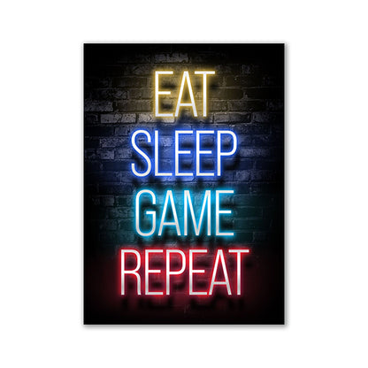 Neon Canvas Gaming Matte - Hobbyfy