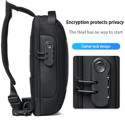 SafeGuard Wasserfest USB-Lade Diebstahl-Schutz Umhängetasche Oxford - Hobbyfy
