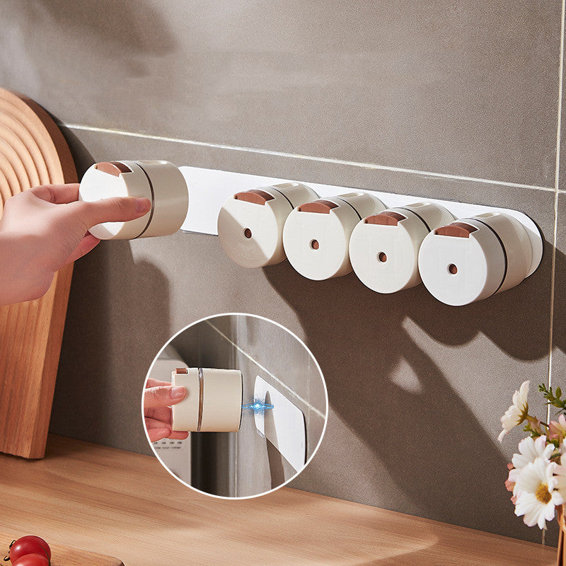 Magnetisches Gewürzbehälter Set zur Wandmontage, 6-teilig - Hobbyfy