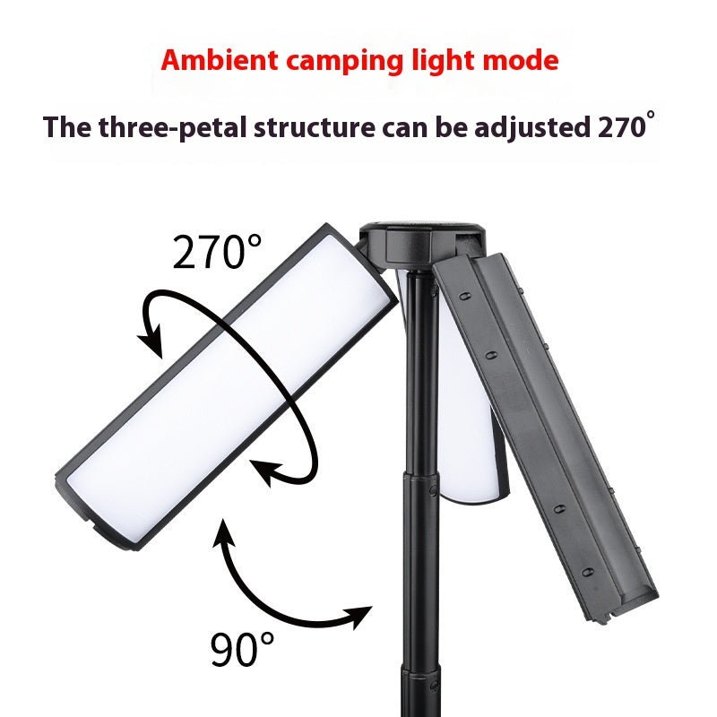 Outdoor Teleskop Faltlampe 25 cm Wiederaufladbar LED - Hobbyfy