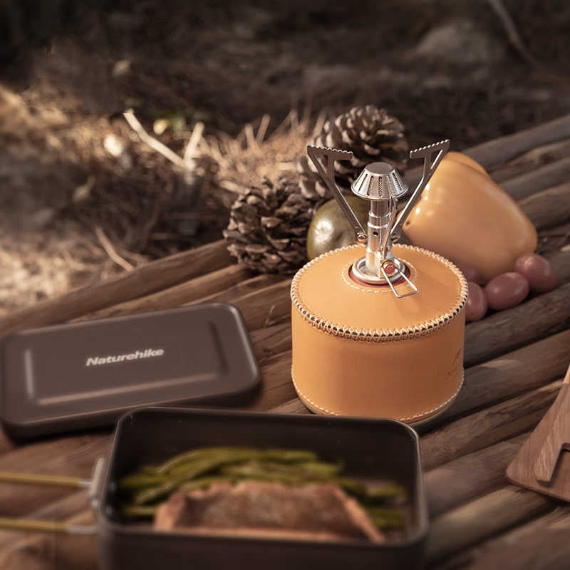 Ultraleichter Faltkocher Integrierter Gas Kocher