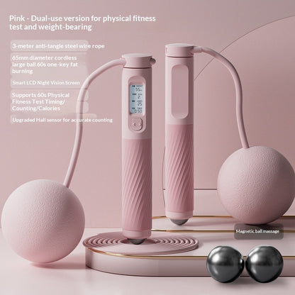 Kordelloses Magnetperlen Fitnessseil Für Cardio Und Muskelmassage