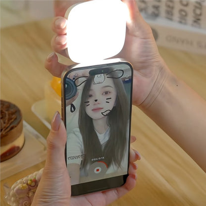 LuminaStream Kompakte Smartphone Beleuchtung Magnet Saugnapf Halterung - Hobbyfy