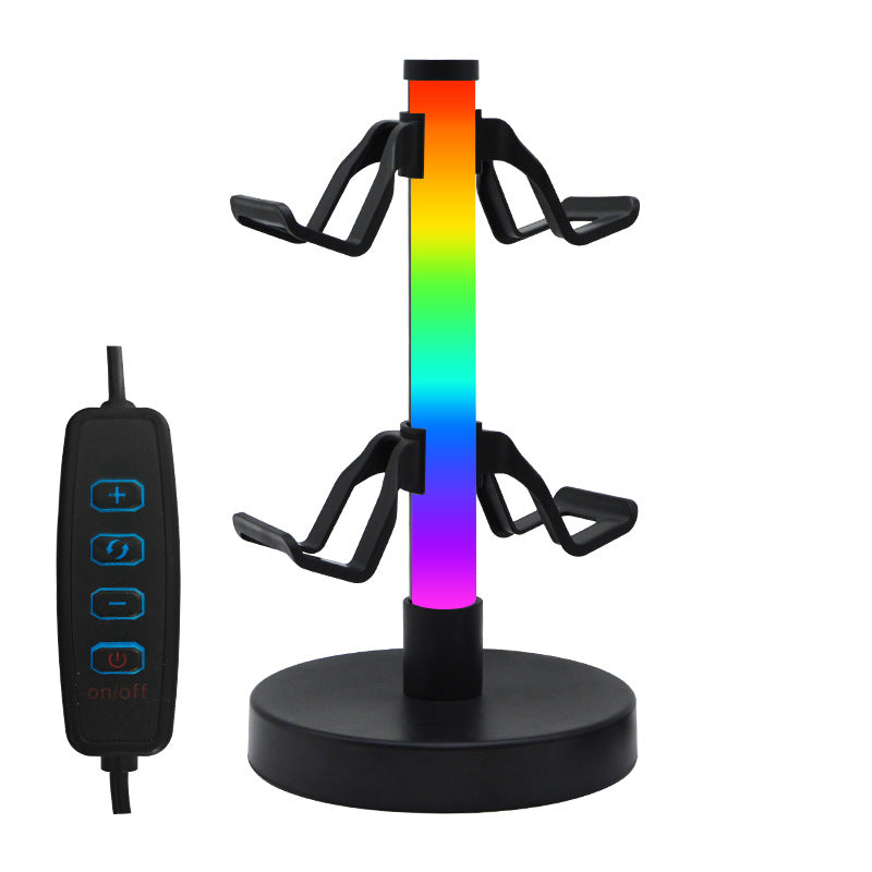 LuminaTech RGB Kopfhörerhalterung Mit Display Beleuchtungseffekte - Hobbyfy