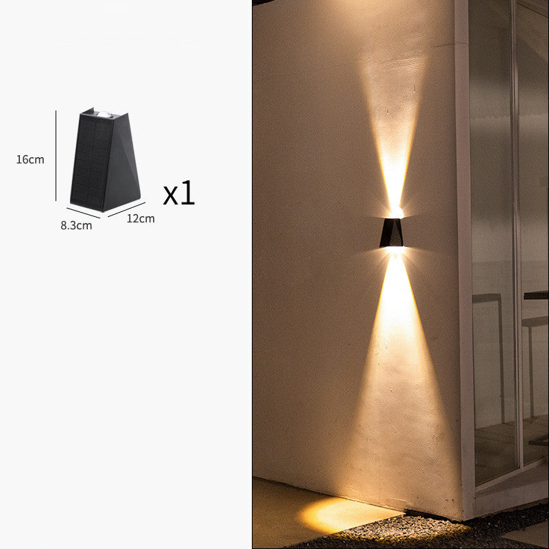 Lumina Solar Außen Flur Wandlampe IP66 Wasserdicht 5W LED - Hobbyfy
