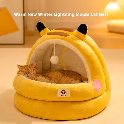 Cat Nest Four Seasons Universal Winter Warm Closed - Hobbyfy