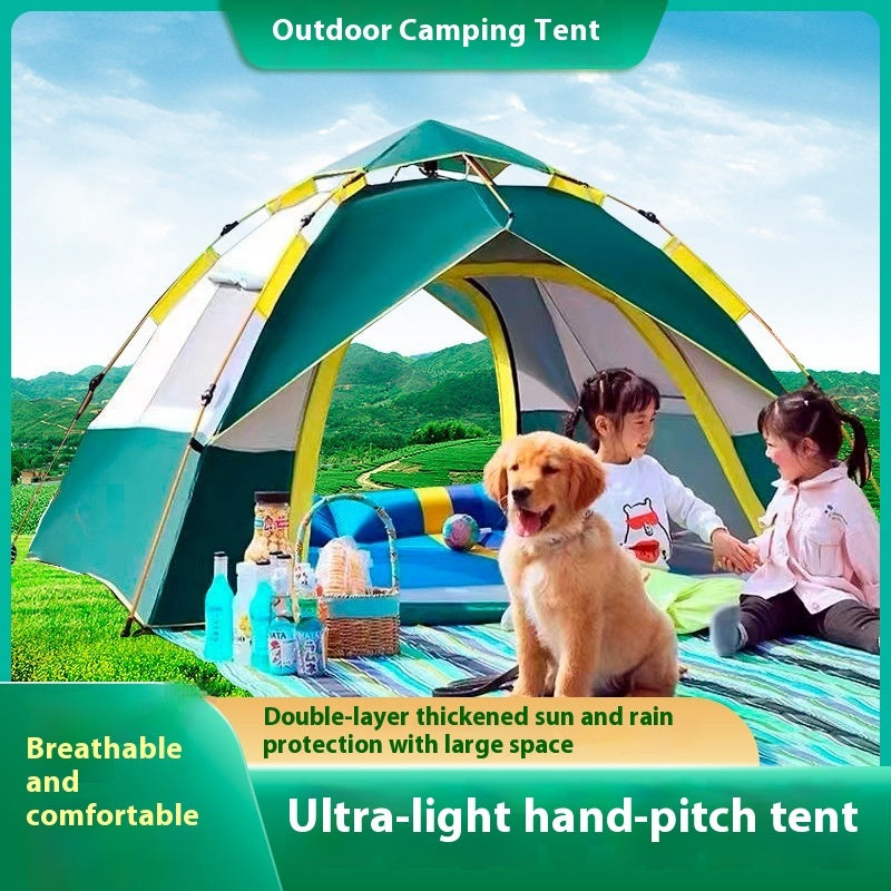 Schneller Aufbau Campingzelt Für 3 Bis 4 Personen - Hobbyfy