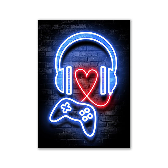 Neon Canvas Gaming Matte - Hobbyfy