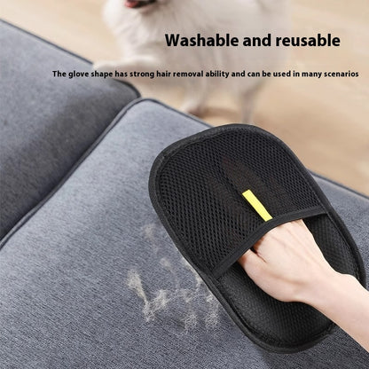 PetCare Pro Fellentferner Handschuh Doppelseiten Silikonborsten