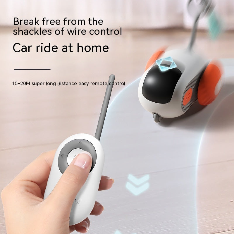 Katzen Auto Spielzeug Fernsteuerung USB Aufladbar Jagdmodus - Hobbyfy