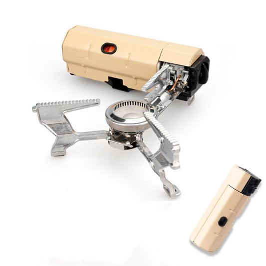 TerraGear Outdoor Tragbarer Gaskocher aus Aluminium