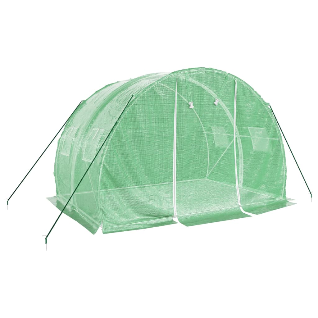 Gewächshaus Mit Stahlrahmen 6 Quadratmeter 3x2x2 m - Hobbyfy