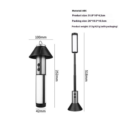 Outdoor Teleskop Faltlampe 25 cm Wiederaufladbar LED - Hobbyfy