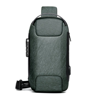 SafeGuard Wasserfest USB-Lade Diebstahl-Schutz Umhängetasche Oxford - Hobbyfy