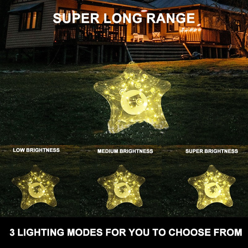 Solar Sternenlicht Poolleuchte Warmweiß 60 LEDs Schwebend - Hobbyfy