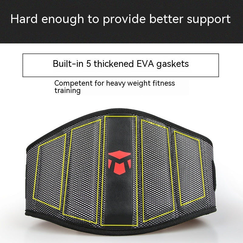 Deep Squat Trainingsgürtel Taillenstütze Stabiler Halt Größen M L XL - Hobbyfy