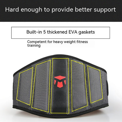 Deep Squat Trainingsgürtel Taillenstütze Stabiler Halt Größen M L XL - Hobbyfy