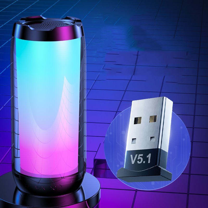 AuroraSound Ambientlicht Gaming Lautsprecher Mit Bluetooth - Hobbyfy