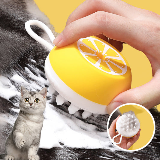 PetSpa 2in1 Silikon Badbürste Massage Kämmfunktion - Hobbyfy