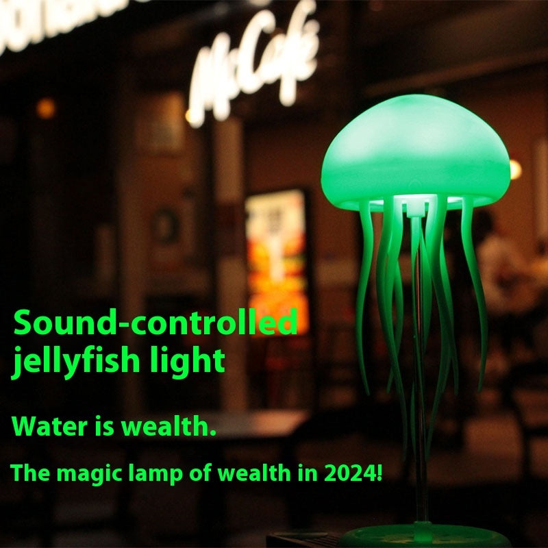 Jellyfish Mood Lamp LED Nachtlicht Mit Farbwechsel Und Memory