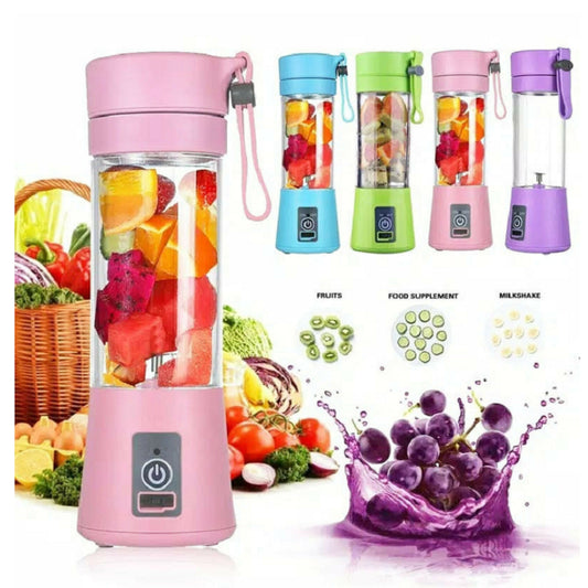 NovaBlend Tragbarer USB Mixer Mit Sechs Klingen Smoothie Maker Für Obst Gemüse Und Frische Säfte - Hobbyfy
