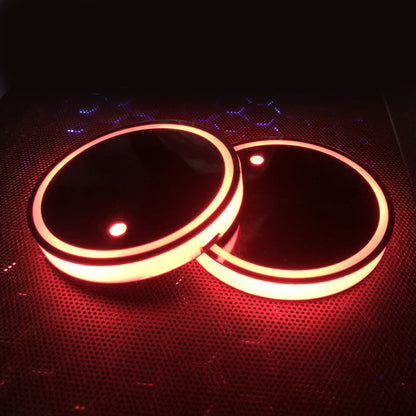 Auto Getränke-Untersetzer Mit LED Beleuchtung Zweier Set - Hobbyfy