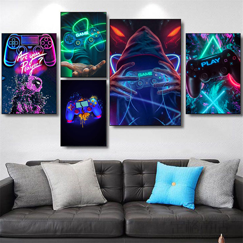 UrbanArt Moderne Graffiti Wandposter Canvas Druck - Hobbyfy