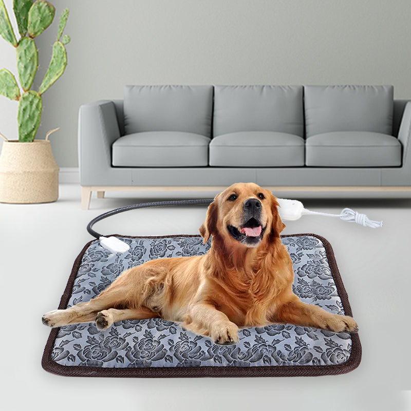 Wärmepad Für Hund Und Katze Mit Wasserfestem Heizkissen mit Kabelschutz - Hobbyfy