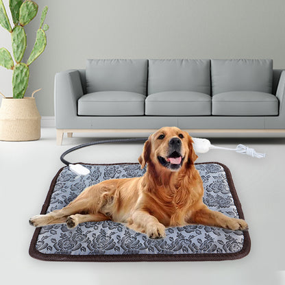 Wärmepad Für Hund Und Katze Mit Wasserfestem Heizkissen mit Kabelschutz - Hobbyfy