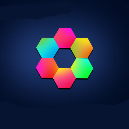 Quantum Modulare RGB Hexagon Gaming Wandlampe