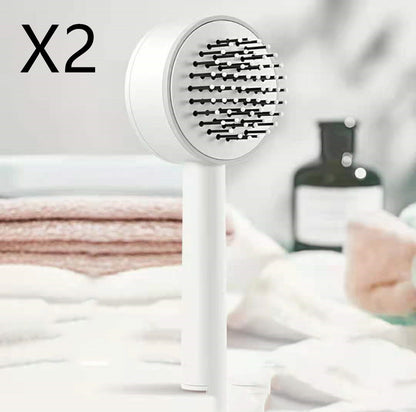 AirLux Langstiel Haarbürste Mit Luftkissen Kopfhautmassage Kompakt