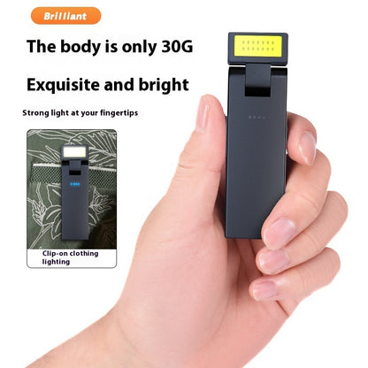 Notfalllampe Mini 500mAh Schwarz Tragbar Outdoor - Hobbyfy