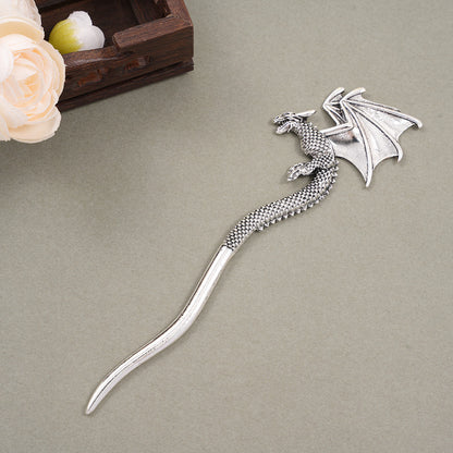 Omahawk Haarspange Geometrische Silhouette Sichel Retro Steampunk - Hobbyfy