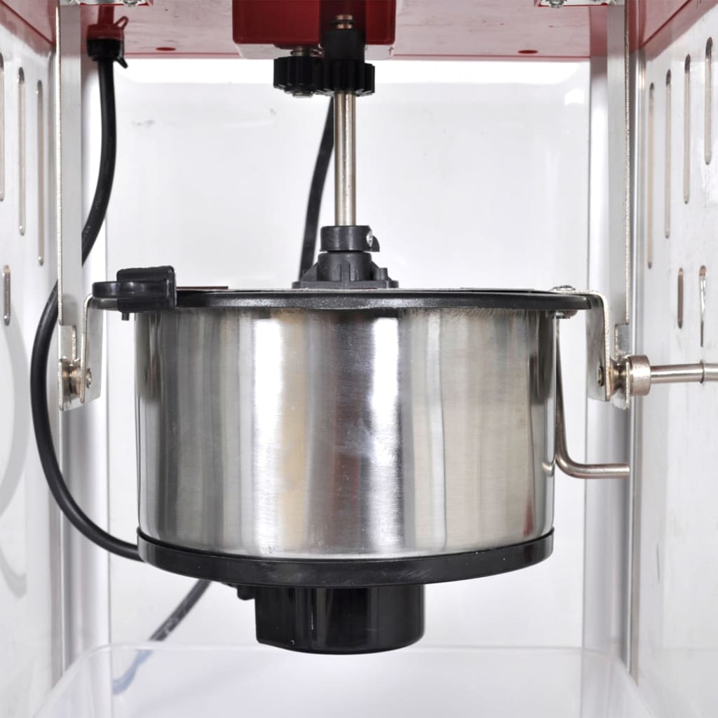 Popcornmaschine Cinema Style 2,5 Oz Mit Rührwerk Abnehmbarer Becherbehälter Bis Zu 10 Tassen - Hobbyfy