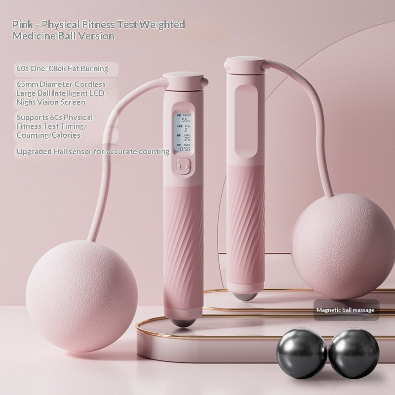 Kordelloses Magnetperlen Fitnessseil Für Cardio Und Muskelmassage