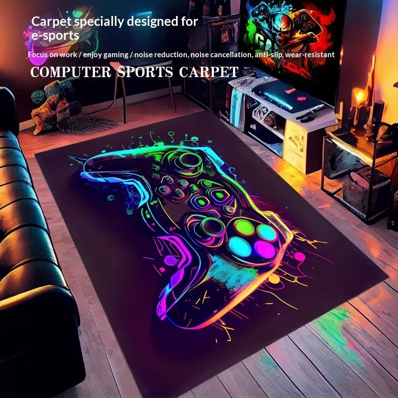 Gaming Bodenmatte Wasserdicht Abwischbar Cartoon Muster Größen - Hobbyfy