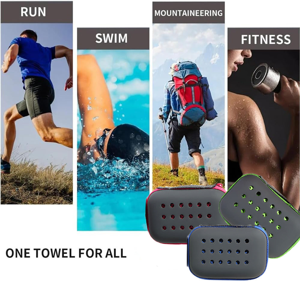 Kühlhandtuch Outdoor Fitness Schnelles Trocknen Erfrischend - Hobbyfy