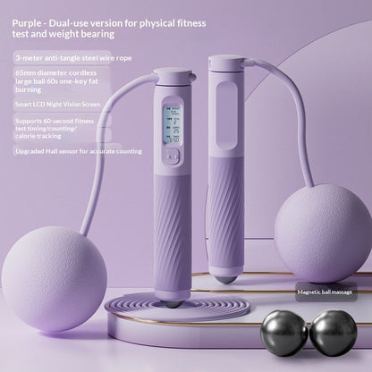 Kordelloses Magnetperlen Fitnessseil Für Cardio Und Muskelmassage