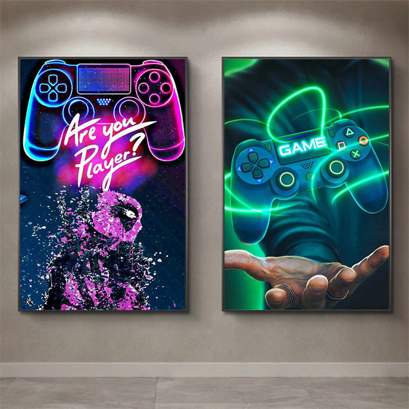 UrbanArt Moderne Graffiti Wandposter Canvas Druck - Hobbyfy