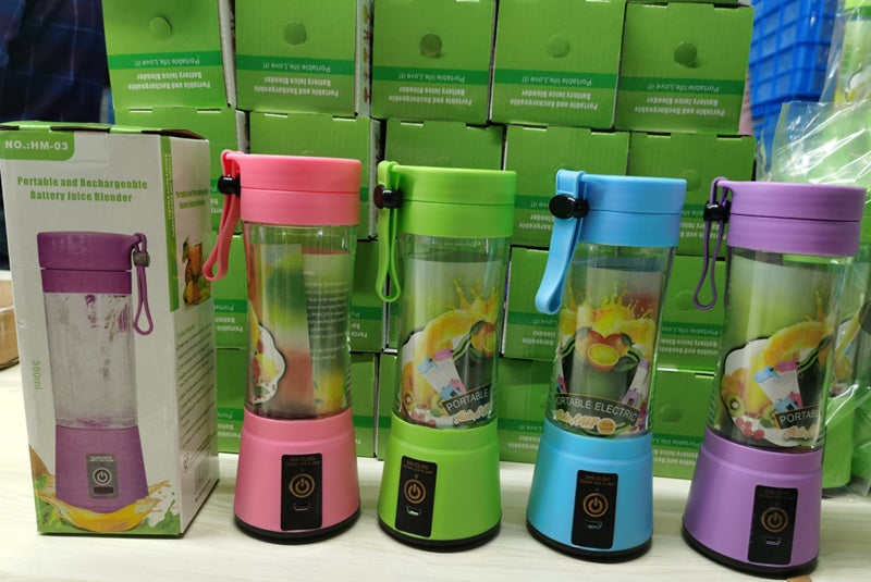 NovaBlend Tragbarer USB Mixer Mit Sechs Klingen Smoothie Maker Für Obst Gemüse Und Frische Säfte - Hobbyfy